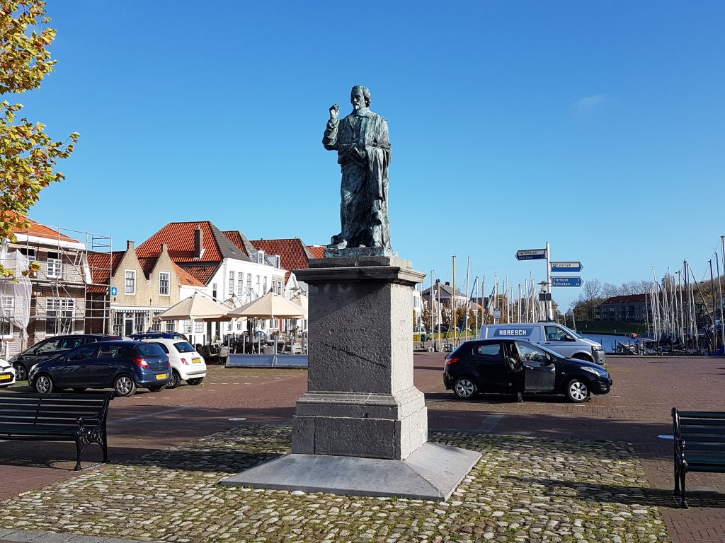 Standbeeld van Jacob Cats in Brouwershaven